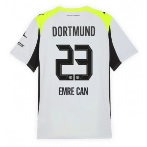 Borussia Dortmund Emre Can #23 Jalkapallovaatteet Vieraspaita 2025-26 Lyhythihainen